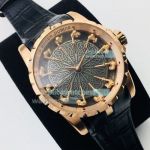 Swiss Replica Roger Dubuis Excalibur Knights of the Round Table Watch Black